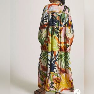 Bl-nk! Floral Maxi Duster- Anthropologie